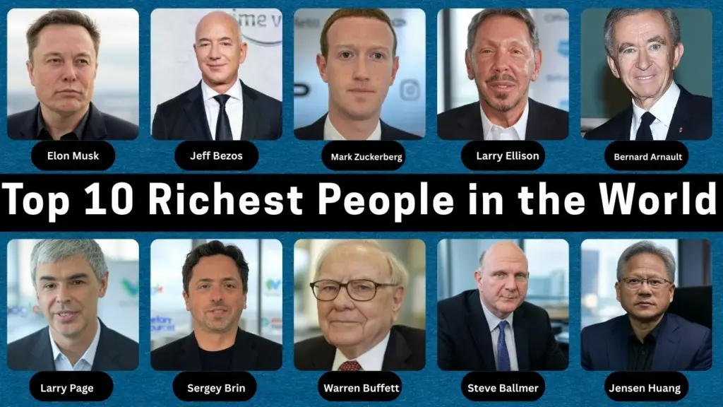 Top 10 Richest People in the World (2025)