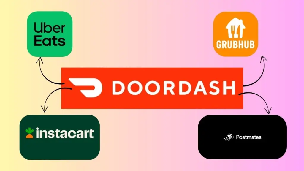 Who are DoorDash's competitors