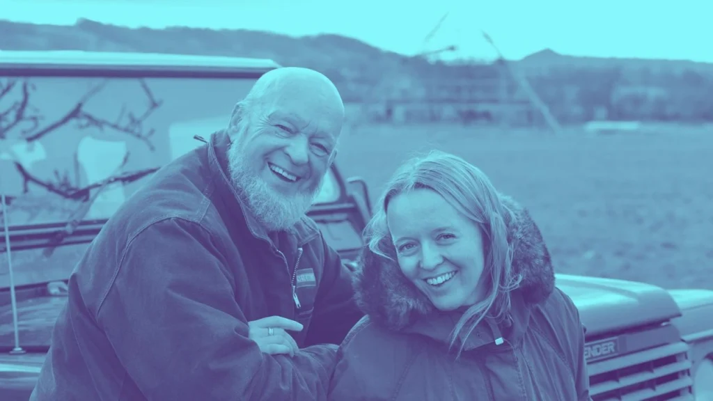 Who is the Owner of Glastonbury? 5 Sir Michael Eavis and Emily Eavis Real Photo