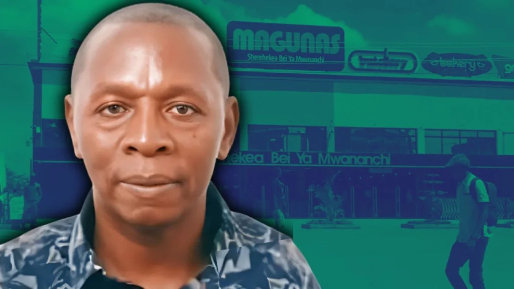 Who is the Owner of Magunas Supermarket in Meru? 2 Simon Wachira, Owner and Founder of Magunas Supermarket