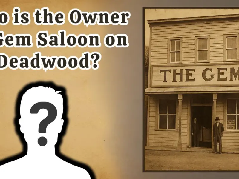 Who is the Owner of Gem Saloon on Deadwood?
