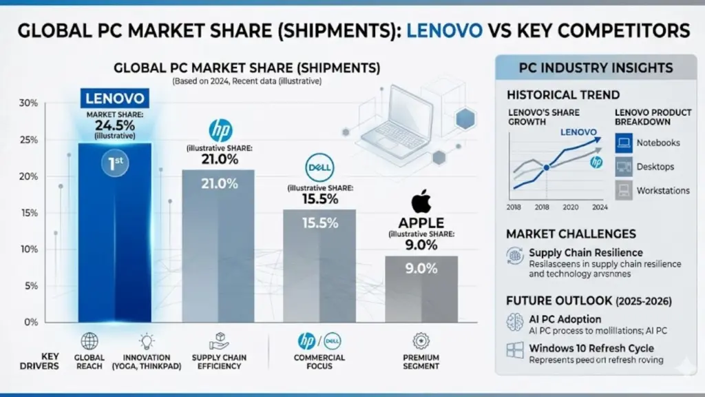 Lenovo's Market Position and Revenue in 2026