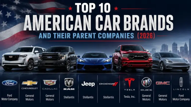 Top 10 American Car Brands and Their Parent Companies (2026)