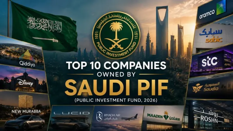 Top 10 Companies Owned by Saudi PIF (Public Investment Fund, 2026)