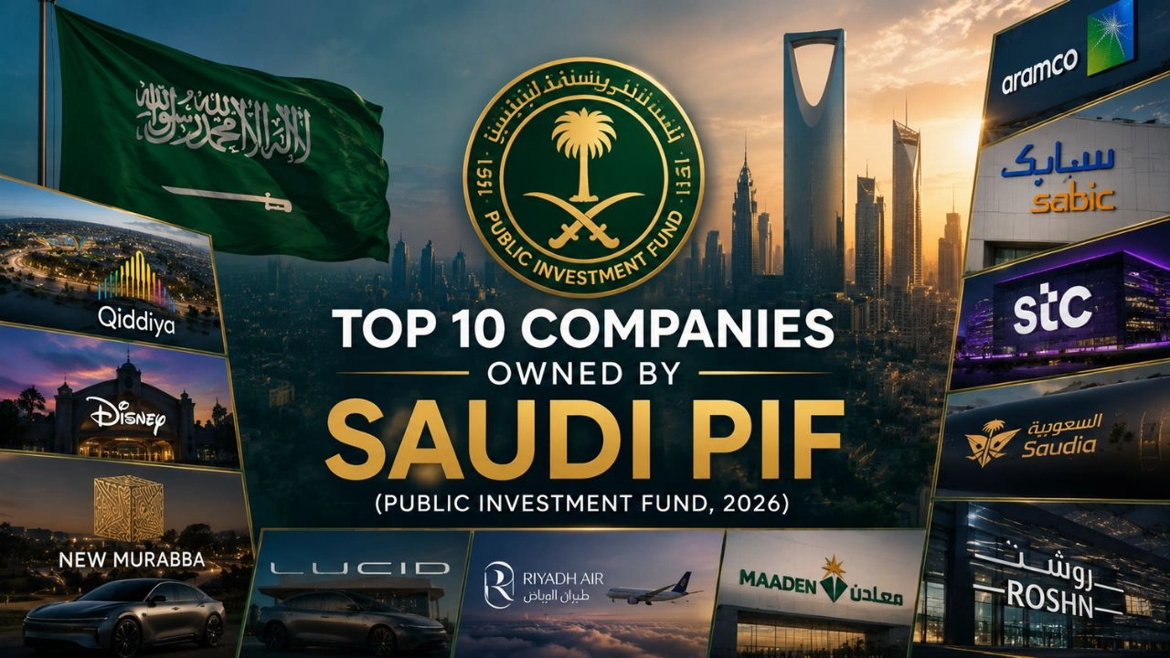 Top 10 Companies Owned by Saudi PIF (Public Investment Fund, 2026)