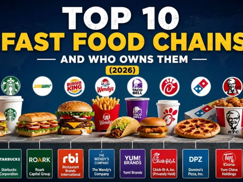 Top 10 Fast Food Chains and Who Owns Them (2026)