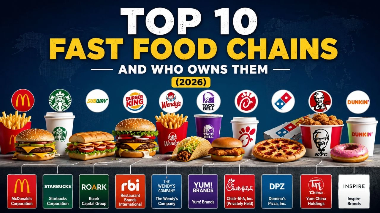 Top 10 Fast Food Chains and Who Owns Them (2026)