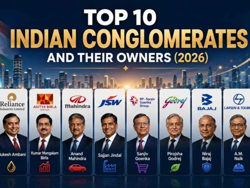 Top 10 Indian Conglomerates and Their Owners (2026)