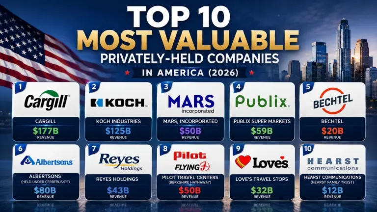 Top 10 Most Valuable Privately-Held Companies in America (2026)