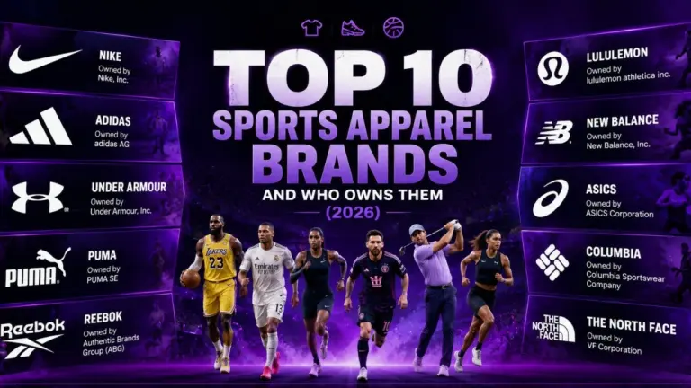 Top 10 Sports Apparel Brands and Who Owns Them (2026)