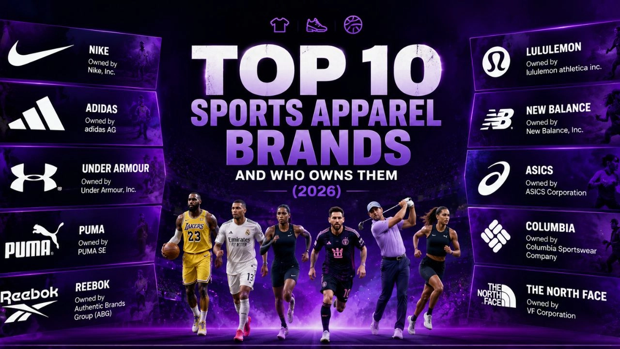 Top 10 Sports Apparel Brands and Who Owns Them (2026)
