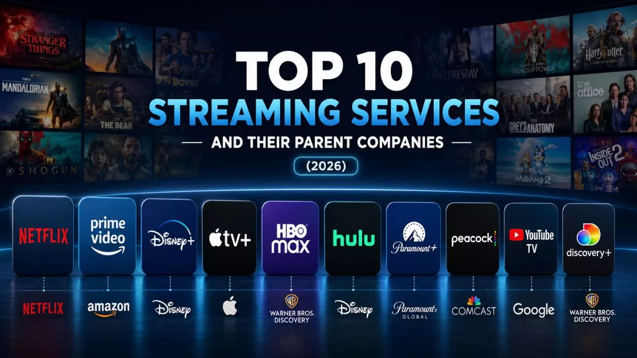 Top 10 Streaming Services and Their Parent Companies (2026)