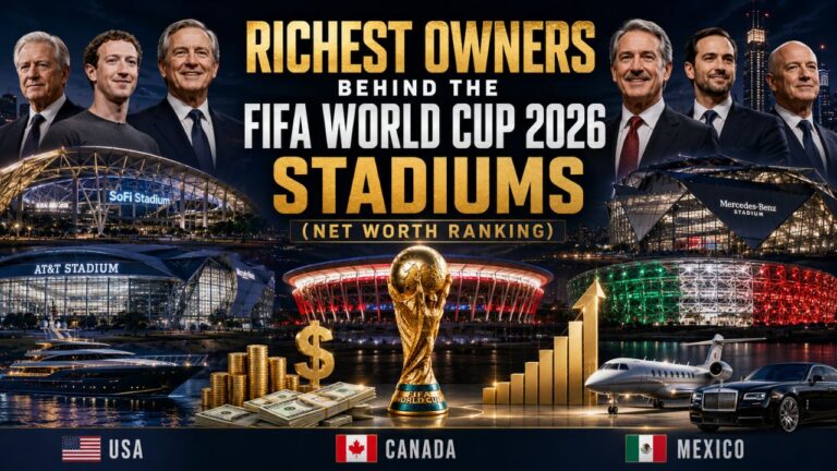 Richest Owners Behind the FIFA World Cup 2026 Stadiums (Net Worth Ranking)