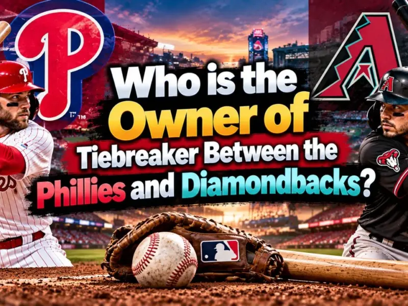 Who Owns Tiebreaker Between the Phillies and Diamondbacks? Full 2026 MLB Wild Card Story